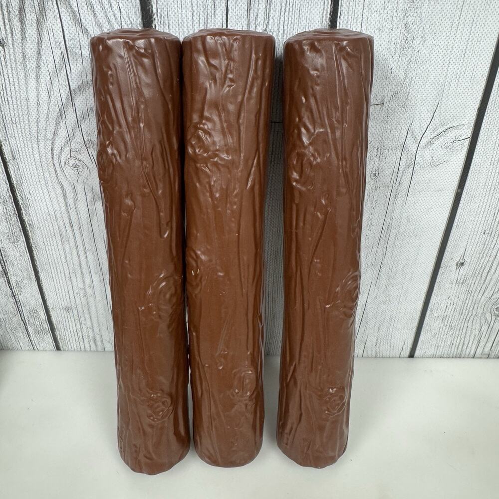 Lot of 3 Logs Replacement Large 9.25” Toy Log Truck Plastic Kids